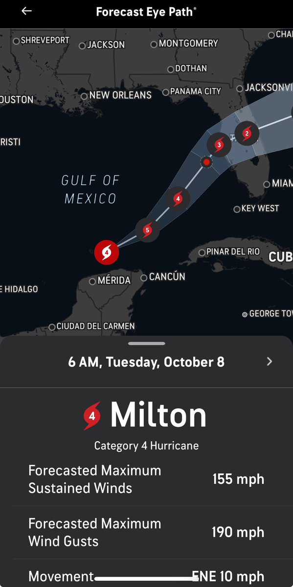 all4him1000's tweet photo. Keep praying!
#GoAwayMilton 
#PrayForAmericans
#PrayForFlorida https://t.co/EDWJvZr3cI