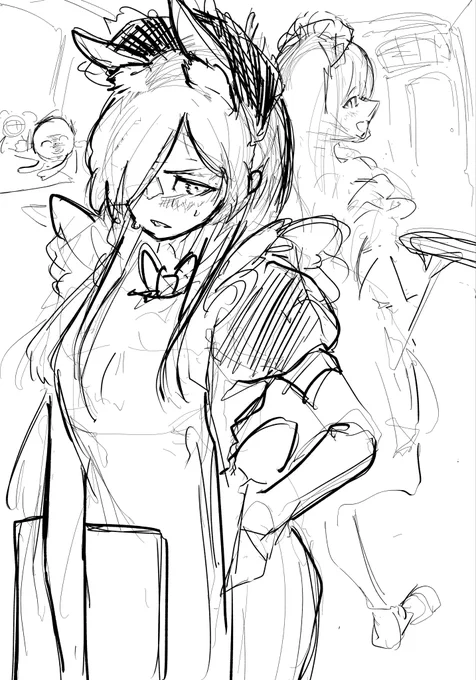 没ラフ 