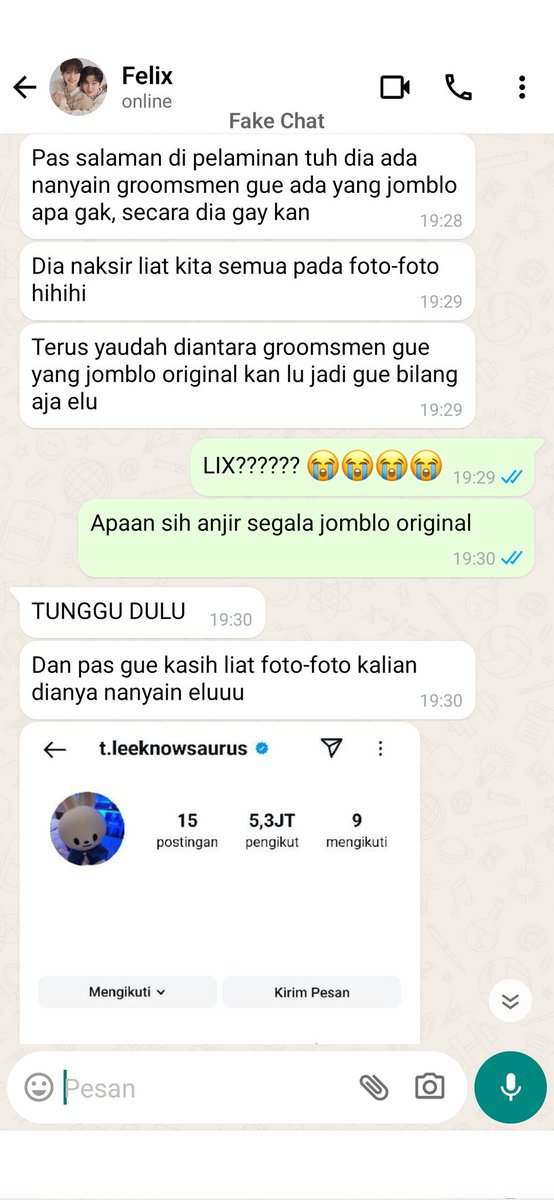 clounja's tweet photo. —2min onetweet

Niatnya cuma jadi groomsmen sohibnya tapi kelar acara malah (katanya) ditaksir sama temennya si mempelai pria. Dancer, model, ganteng pula.
Gimana ya? https://t.co/AtDd9kwrPB