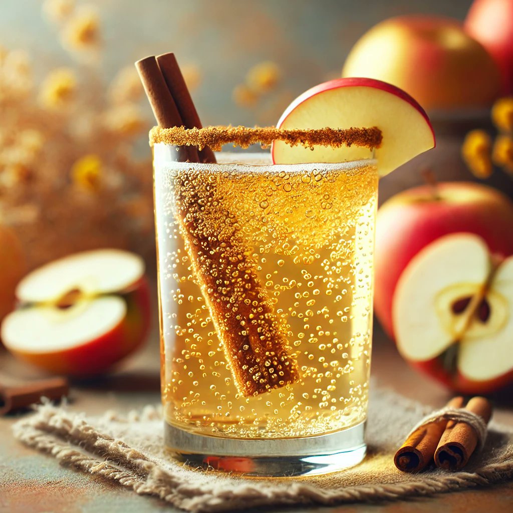 TastecraftC's tweet photo. 🍎✨ Refresh with an Apple Cinnamon Sparkler! 🍂
Crisp apple juice, a hint of cinnamon, and sparkling bubbles make this the perfect fall drink. Whether you enjoy it as a mocktail or add a splash of rum for a cocktail twist, it’s light, fizzy, and full of seasonal flavor! 🍏

✨ What’s Inside:
Apple Juice & Sparkling Water
Ground Cinnamon & Lemon Juice
Garnished with Apple Slices & a Cinnamon Stick

Cheers to fall flavors with a refreshing twist! 🍂

🔗 Recipe Here: https://t.co/qjEfWDzIwS

#TasteCraftCollective #AppleCinnamonSparkler #FallDrinks #CrispAndRefreshing #MocktailMagic #CocktailVibes #CozyDrinks #AutumnSips #Foodie #FallFlavors