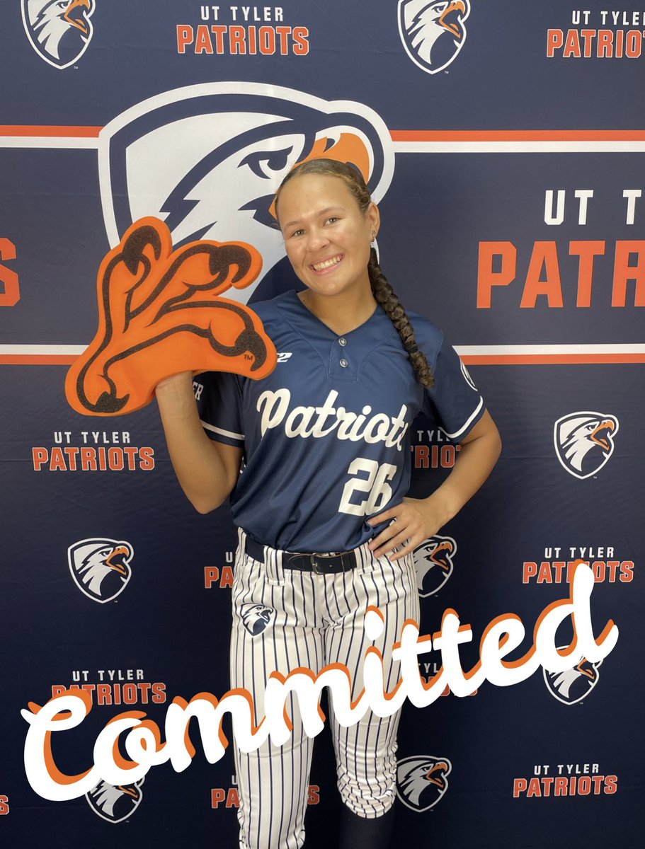 AvaRCook1's tweet photo. I am so excited to announce that I have committed to UT Tyler!! I can’t wait to be a PATRIOT!!
@Patriot_sb 🦅

@CoachWylyUTTSB @CoachReedUTTSB https://t.co/mmQAw08ZwA