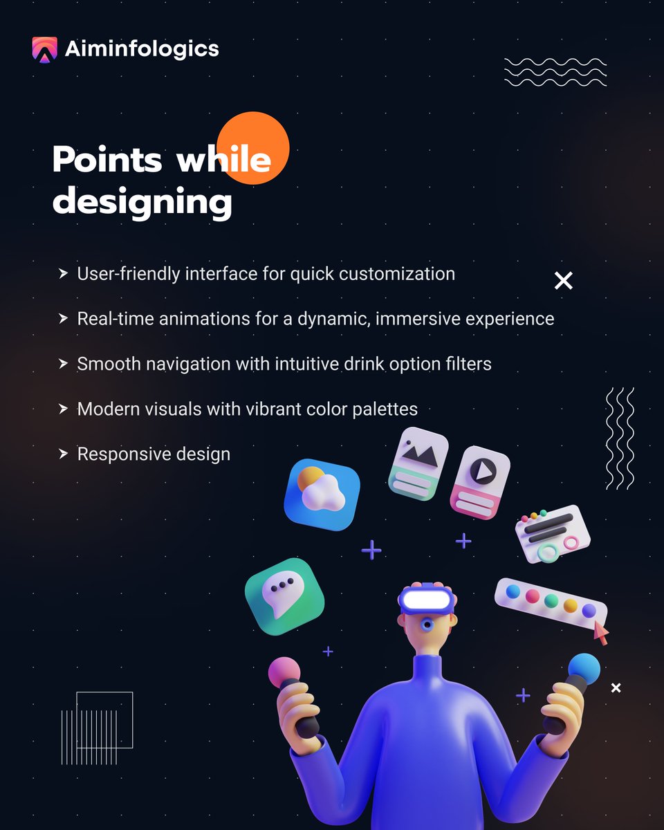 AInfologics's tweet photo. Design is our secret ingredient! Discover how our creative touch at Bobaz can make your custom drink concept stand out in a crowded market.

Ready to not just follow trends but set them? Let’s collaborate and craft some Apps. #AppDesign
#MobileApplication https://t.co/7t4px4Mw3l