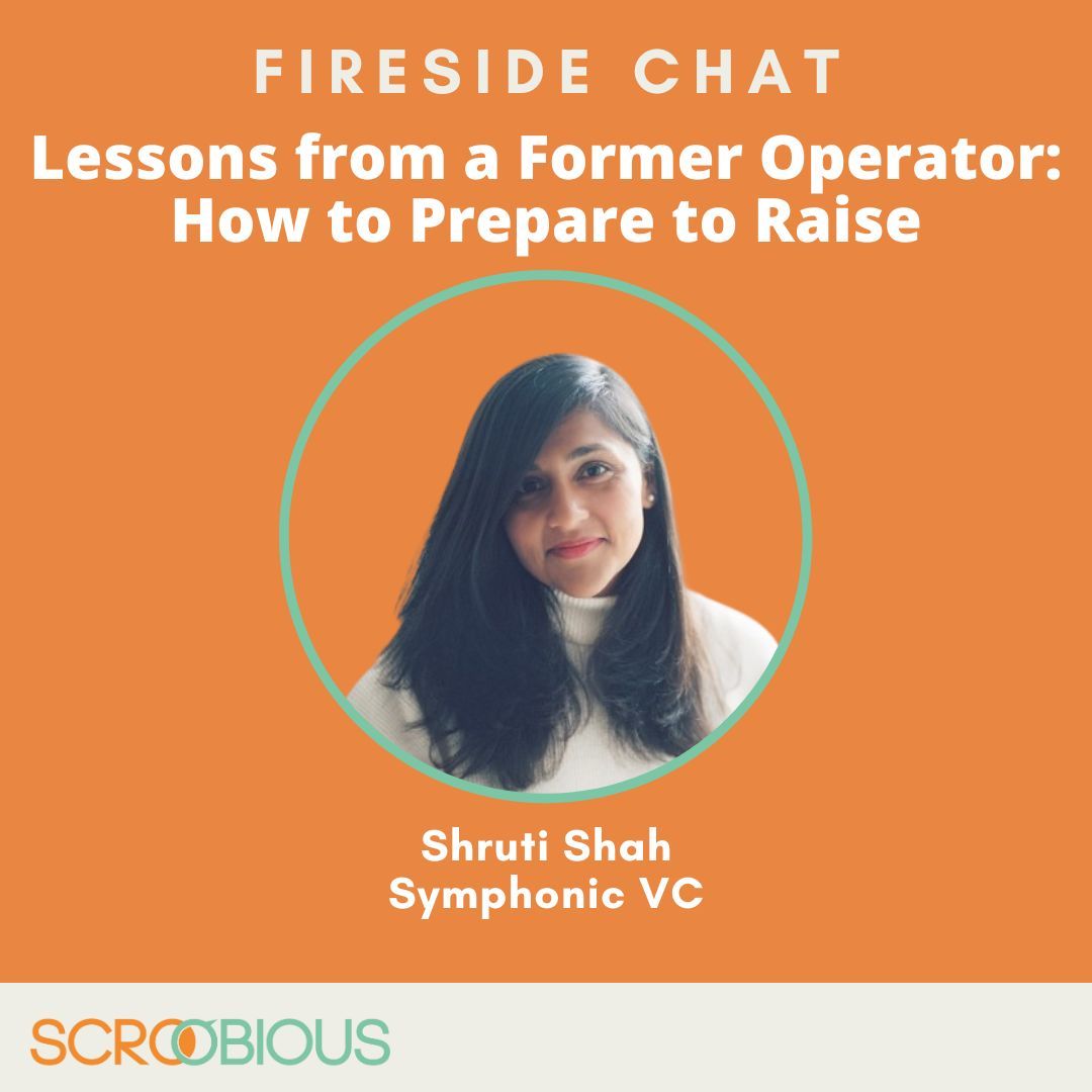 Join us for a Fireside Chat on 10/22 at 2 pm ET with Shruti Shah from Symphonic Capital. As a former startup founder and operator, Shruti will not only share her story, but also how being an operator  influenced her current role in vc. Register Here: buff.ly/3XGob9F