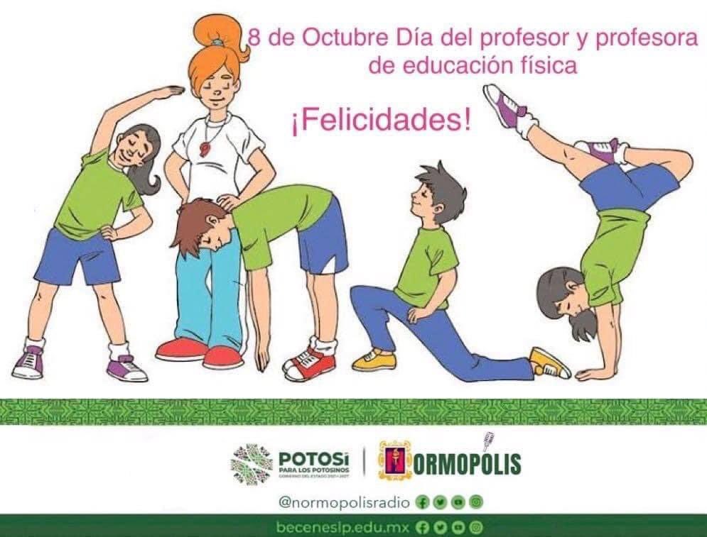 normopolisradio's tweet photo. Día del Profesor y Profesora de Educación Física. 🏋️♂️
➡️ Queremos felicitar a todos ellos y, en especial, a los docentes de la licenciatura en educación física de la #BECENE.
📚💪✨
#ExtensiónEducativa #EducaciónFísicaBECENE #BECENE #seer #sege #AENP #FranciscoHernandez https://t.co/OXLjMO275I