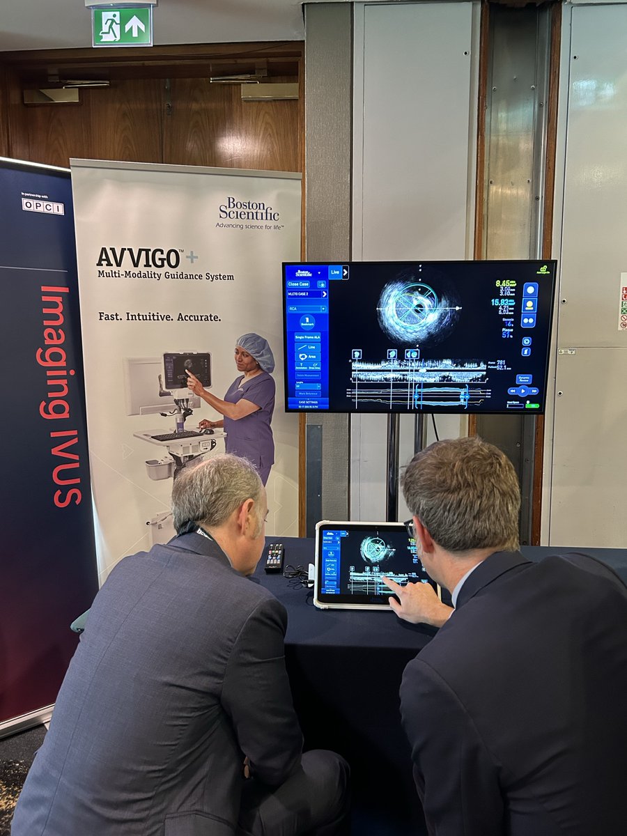 BSC_EU_Heart's tweet image. AVVIGO+™ at #Optima!
Explore AVVIGO+ offering real-time insights for optimised complex PCI. Ease clinical decision-making with AI ALA and Fast pull back capabilities — all in one streamlined system.
Discover more at Innovation Alley: bostonsci.co/IUW5v3CCwNb

#IVUS123 #ComplexPCI