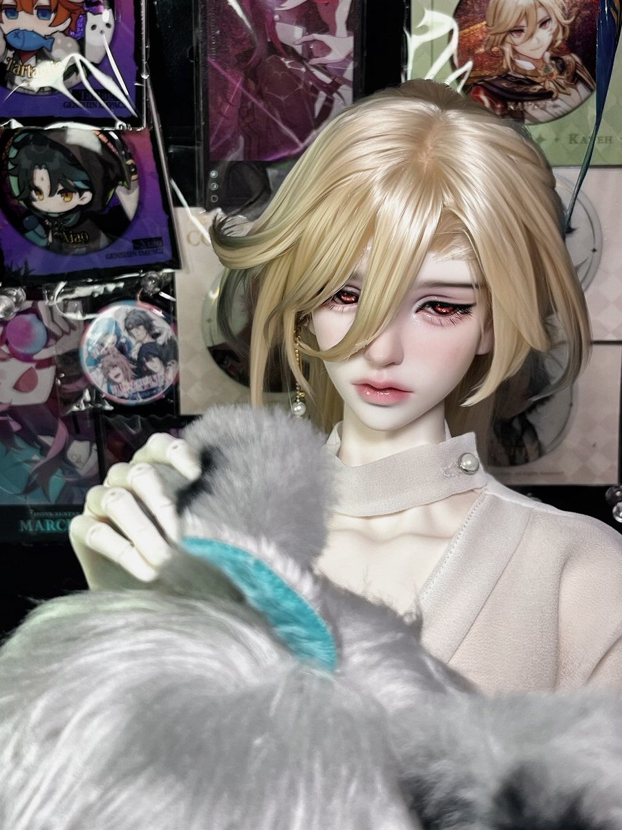 gnyxn2's tweet photo. 【bjd cos】呜呜呜😭学长现代版 #Kaveh #haikaveh #アルカヴェ https://t.co/aCYthRBtYS