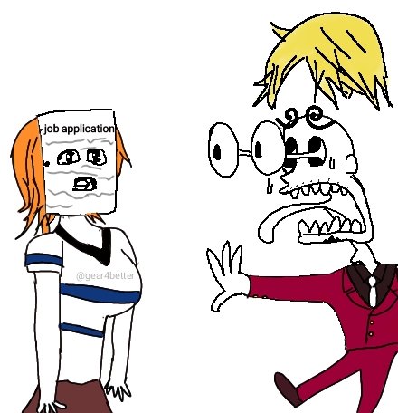 gear4better's tweet image. Nami's halloween costume for sanji 🎨