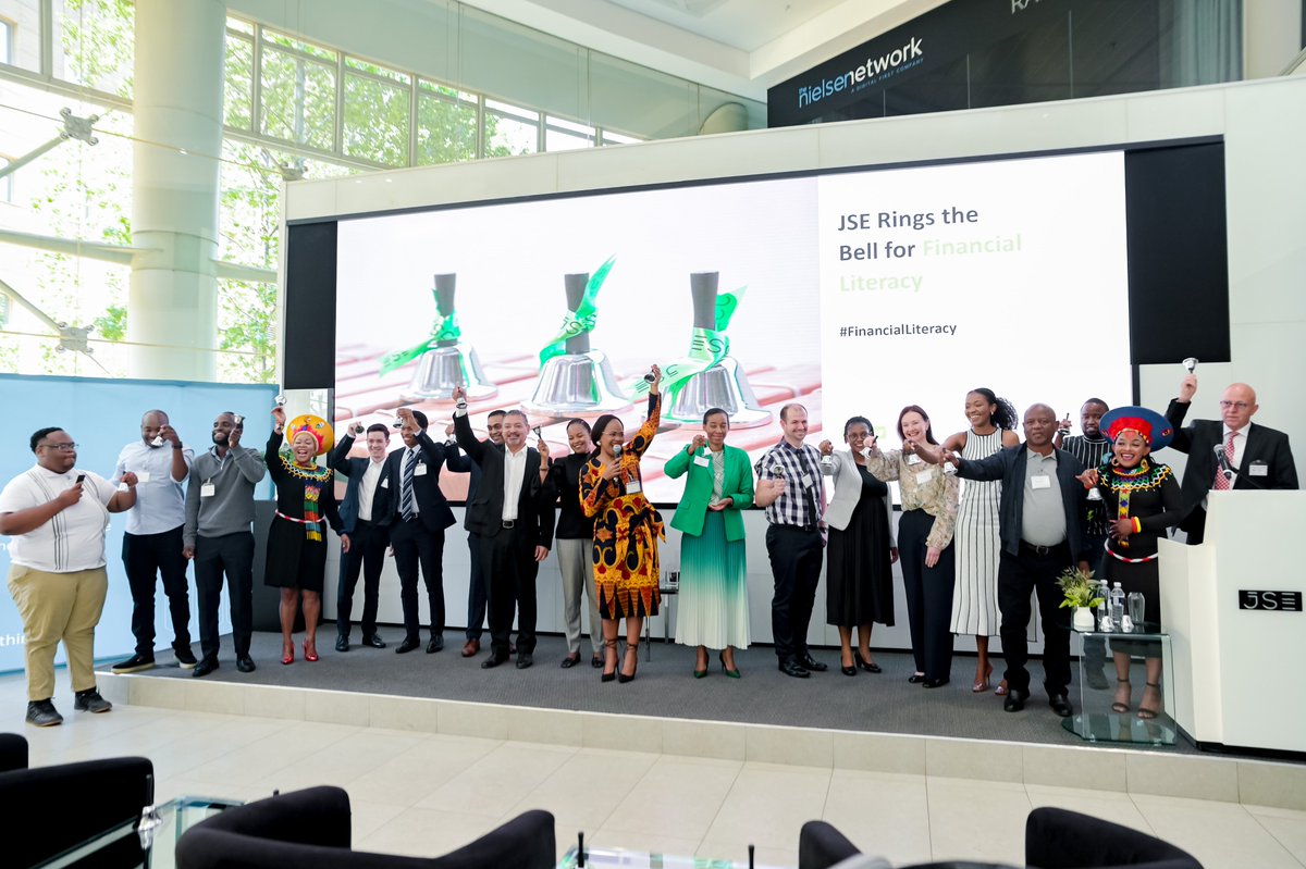 JSE_Group's tweet photo. Join us in congratulating the winners of our 2024 Virtual Trading Game Mokgatse Mmakola, Johan du Preez and Gregory Sinovich as we Ring the Bell for financial Literacy. 

Their achievements represent the successful inroads we are making towards improving financial literacy in our country.

Click here to learn more: https://t.co/NuRjELSiJH