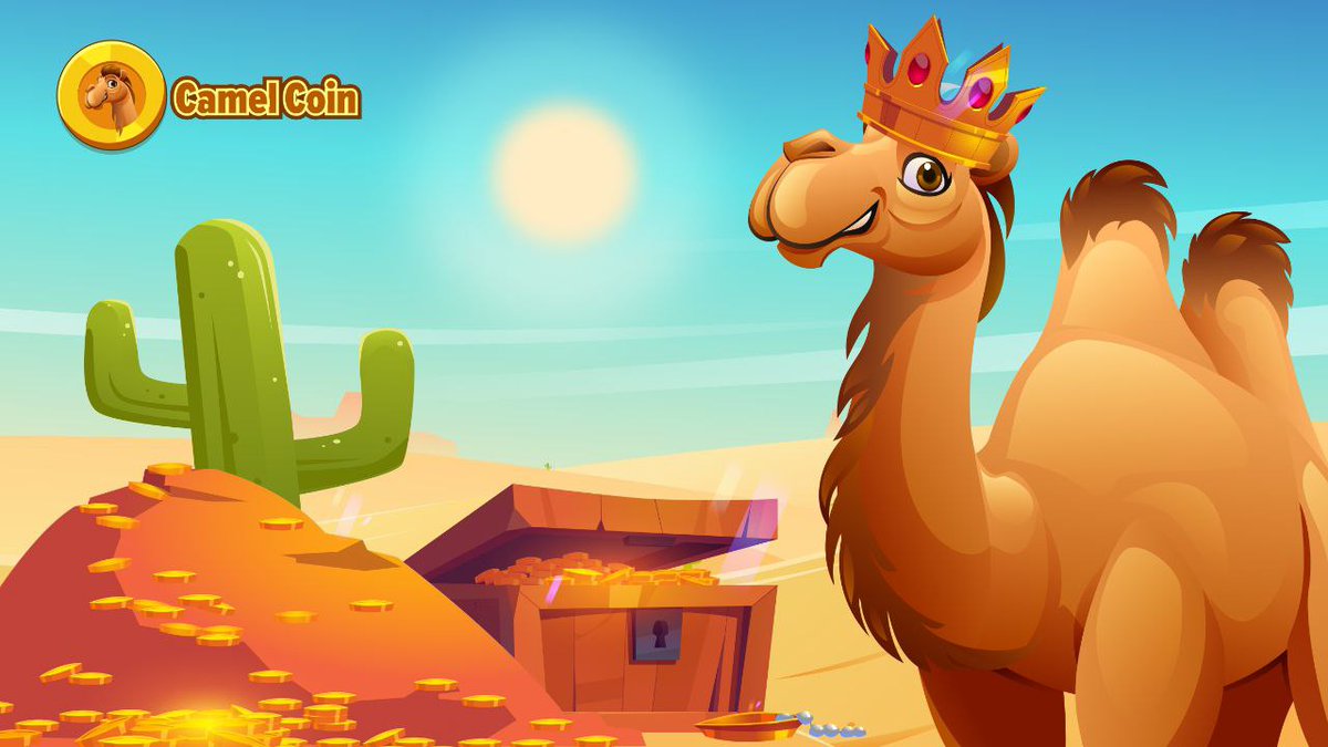 The king of the desert has found his treasure! 👑🐫💰 Camel is stacking up gains in the crypto sands—are you ready to join the hunt? 🌵💎 #CamelCoin #TreasureHunt #DesertRiches #memecoin #Blockchain