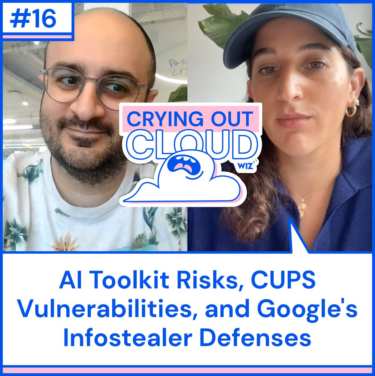wiz_io's tweet image. 🎙️ Don't miss the latest #CryingOutCloud episode! @AmitaiCo & Eden dive into cloud security challenges, AI vulnerabilities, Info Stealers Mitigation, and more.
Tune in!
📺 youtube.com/watch?v=RjdZgy…
🍏podcasts.apple.com/us/podcast/ai-…
