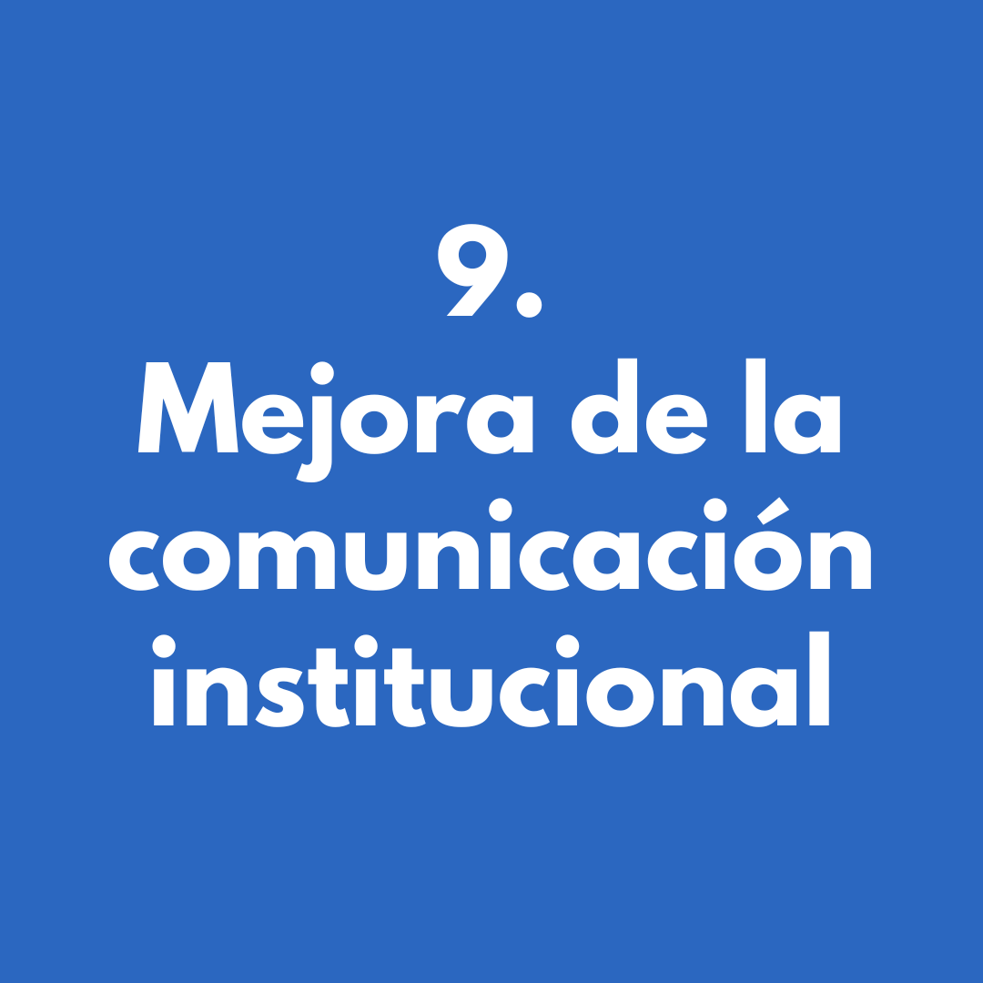 ingjoaquinnegri's tweet photo. 9. Mejora de la Comunicación Institucional
-Comunicación efectiva: Fortalecer los canales de comunicación int. y ext., actualizando la web y utilizando rrss y boletines xa mantener informados a los colegiados. Se busca asegurar una mayor participación y conexión con la comunidad https://t.co/4FcQzWLU3C