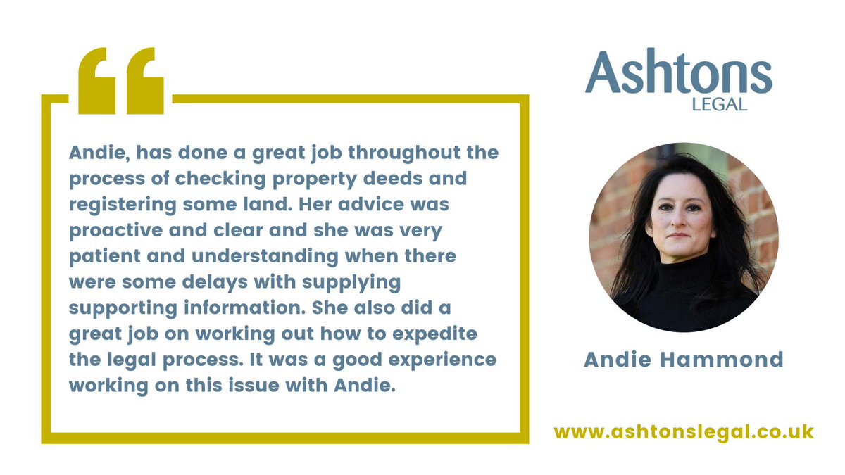 Great #feedback for Andie Hammond in our Agriculture and Estates team. Andie was "proactive and clear and very patient and understanding". Use the link to find out how our #Agriculture and #Estates team can assist you: ow.ly/ROqo50TE8wg