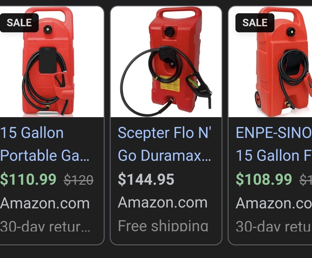 da_minister13's tweet photo. This is something to consider for emergencies & limited or gas stations out of fuel. With a capacity of 15 gal, a couple of these will get one a reasonable distance from danger.
#PrepperLyfe https://t.co/dbwTnViUsD