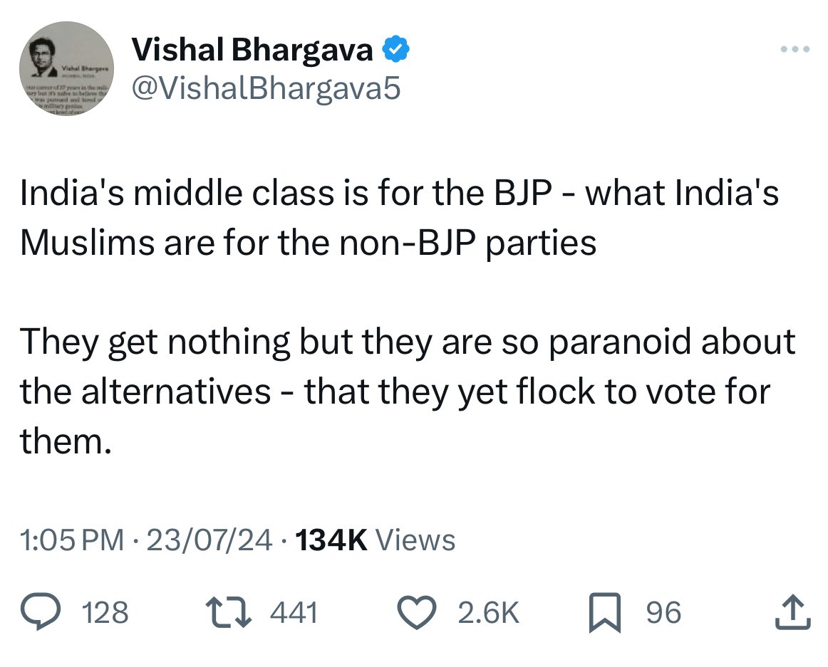 VishalBhargava5's tweet photo. Good time to post this after the Haryana election results https://t.co/LE55QCIOJU