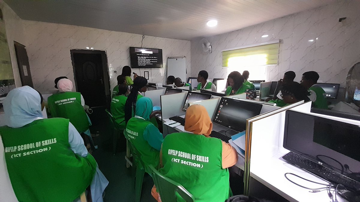GipelpHQ's tweet photo. GIPELP’s computer appreciation program equips participants with essential digital skills, enhancing economic opportunities and fostering personal growth. Through hands-on ICT training and collaborative learning, a step toward a self-sustained future. #EmpowermentThroughEducation https://t.co/uLqR8QWlkq
