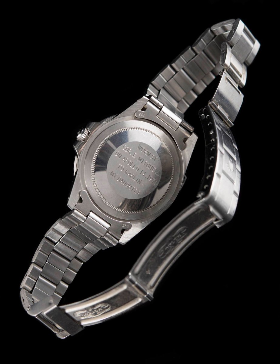 ModanosWatches's tweet photo. 🚀 A piece of astronomical-horological history!

Edgar Mitchell was  the sixth man to walk on the moon. 🌕 And now, his space-worn Rolex GMT-Master ref. 1675 is up for auction. 🕰️

Now obtainable to all earthlings. Bidding closes October 24th. 🌌✨

#Rolex  #GMT #NASA #Apollo https://t.co/eXMs6kgzC4