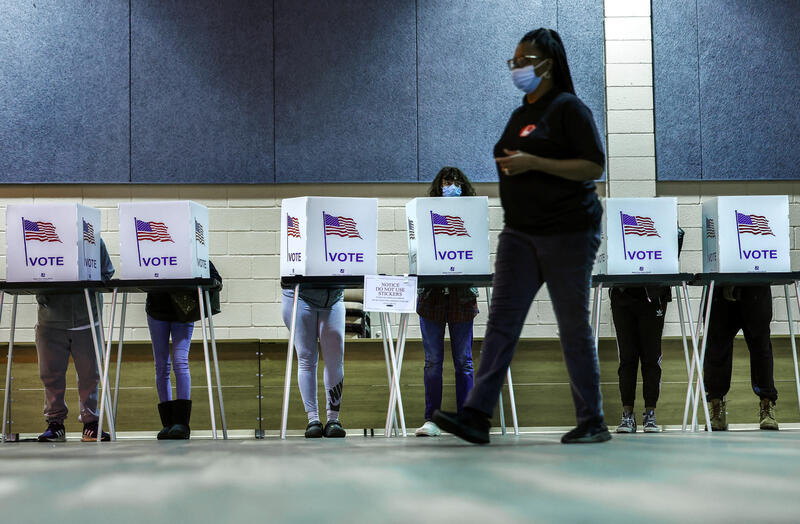 🔊 <a href="/Reuters/">Reuters</a> has found that nearly half of election boards in the five largest counties in the seven battleground states, had at least one member who's expressed pro-Trump skepticism about the electoral process. Find out more on Reuters World News podcast reut.rs/3Y0pyA2