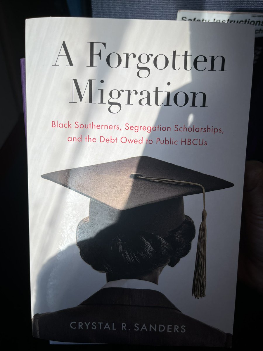 I’m reading this amazing book by <a href="/profcsanders/">Dr. Crystal Sanders</a> in preparation for her book talk this Thursday! Please join us if you’re in Baltimore. The link is below 📚