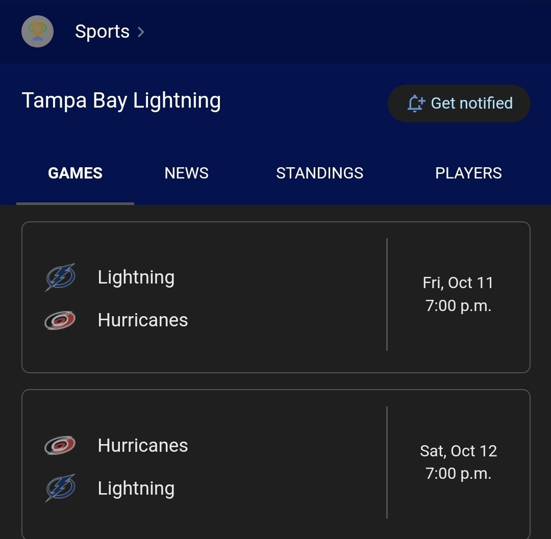 devoellis's tweet image. Coincidently, Tampa plays the Hurricanes their first two games of the NHL season. #GoBolts #Canes #miltonhurricane