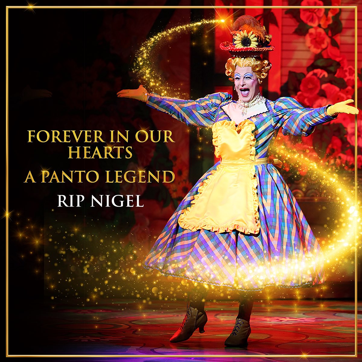 With love from all at Crossroads Pantomimes to Nigel's family and friends.

💛💫