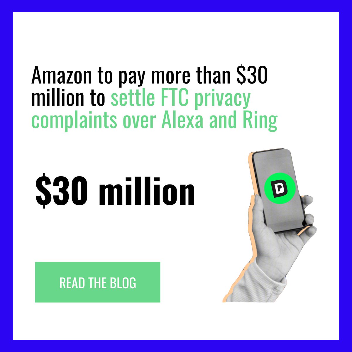 "The twin settlements Wednesday with the FTC highlight claims that Amazon retained Ring videos and Alexa voice recordings – in some cases without consent and despite requests by consumers for the data to be deleted."

Link: cnn.com/2023/05/31/tec…