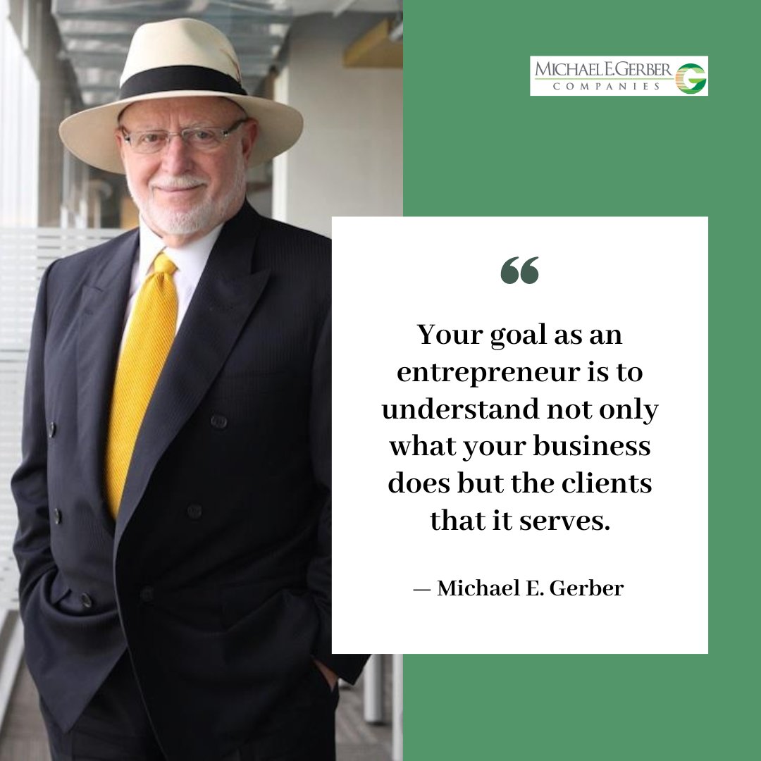 Success starts with understanding your audience!

#Entrepreneurship #BusinessCoaching #Leadership #DreamThinkLead #BusinessSuccess #MichaelEGerber #EMyth
