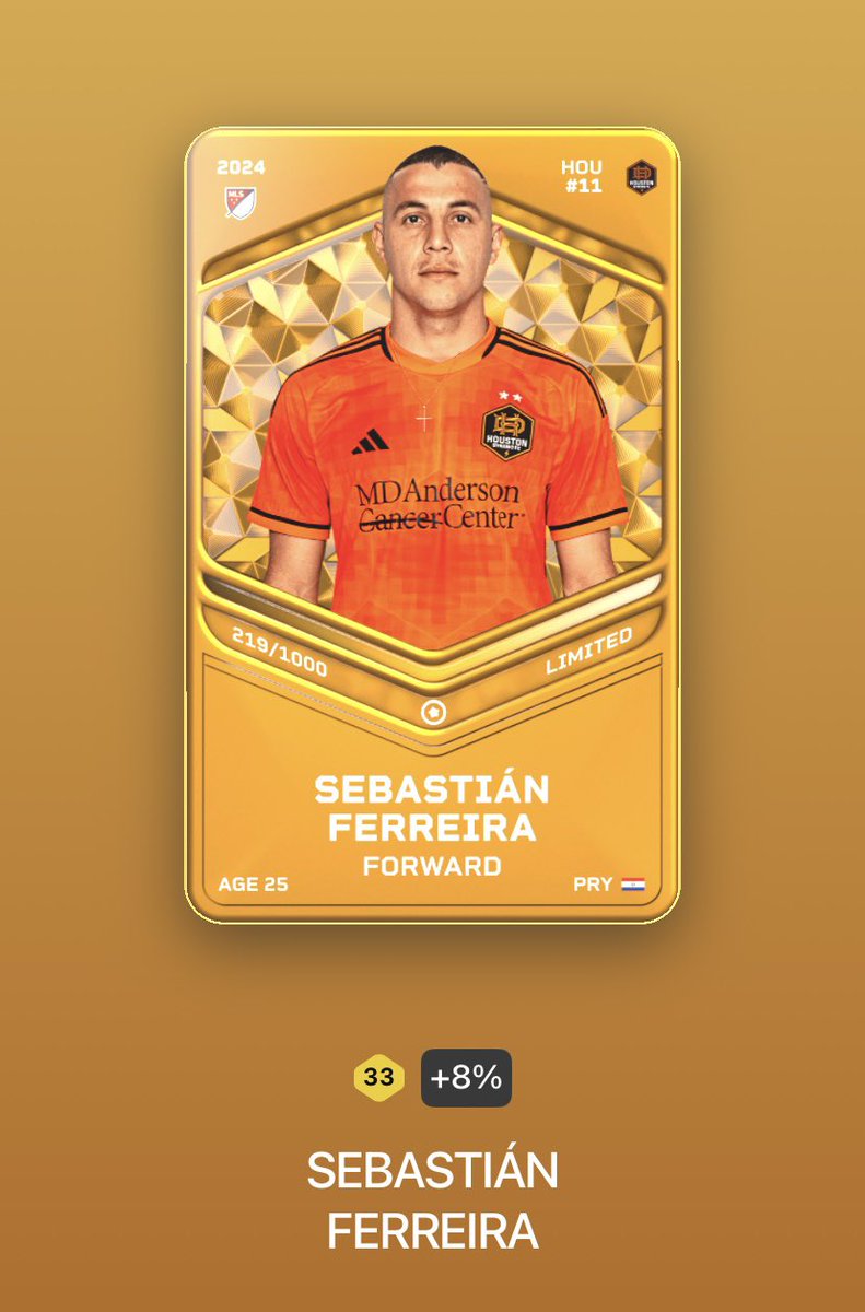SORARE GIVEAWAY! 🇵🇾
 Sebastián Ferreira 2024 limited 219/1000

To win:
1️⃣ Follow <a href="/Sorarebiezt/">Sorarebiezt</a> 
2️⃣ Like and retweet this tweet
3️⃣ comment your sorare username

Winner announced on October 10!
#sorare #Giveaway
