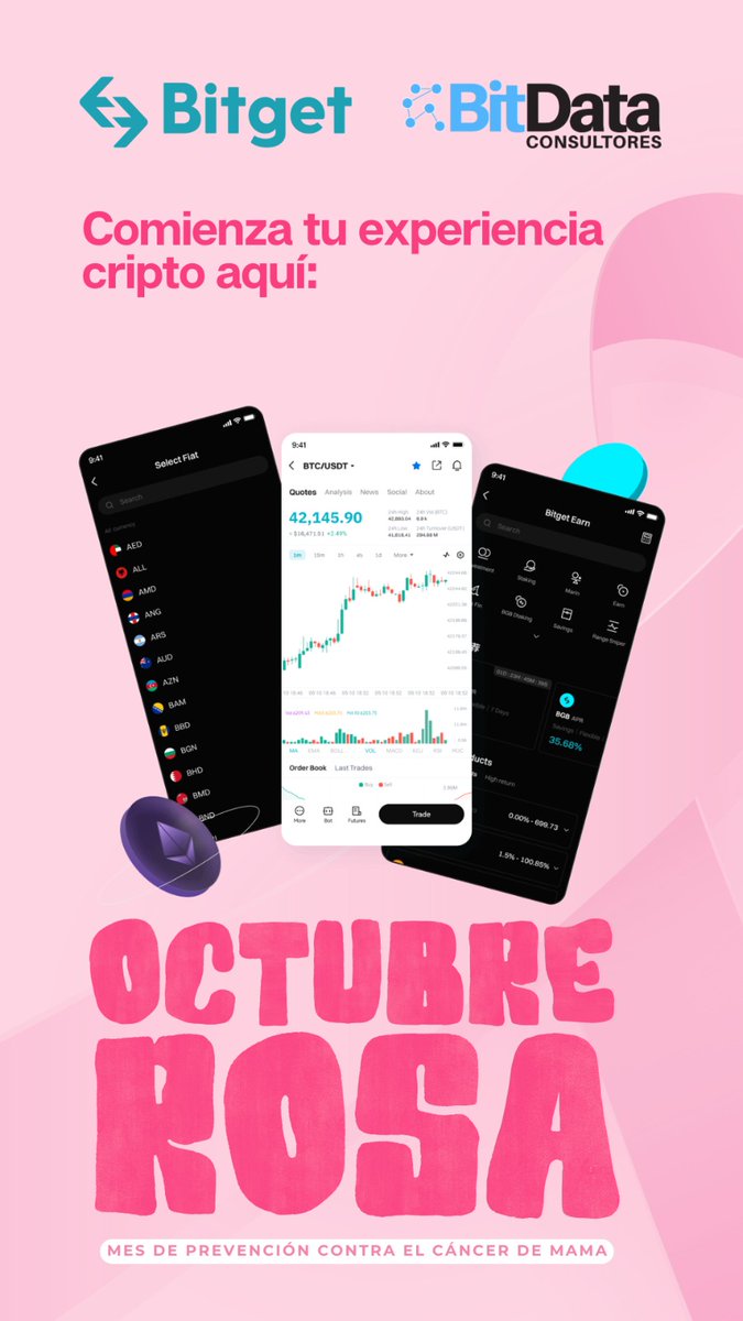 JblancoB's tweet image. Buenos días, República Bolivariana de Venezuela 🇻🇪 

Estamos trabajando en equipo con @bitgetglobal @BitgetES 

Regístrate y gana 50$ para que empieces a operar (sorteo para finales de mes)

Utiliza este link
👇🏻

bitget.com/es/events/acti…

#BitData #Bitget