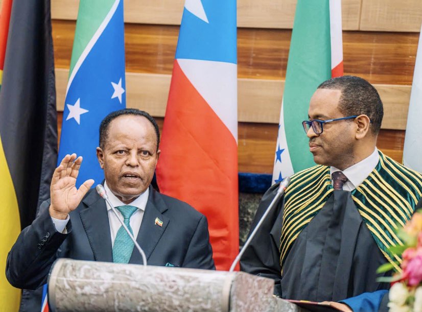 TayeAtske's tweet photo. It is my distinct honor and privilege to be appointed as the 5th President of The Federal Democratic Republic of Ethiopia. I thank The House of Peoples Representatives of and The House of Federation Ethiopia for the trust bestowed on me to serve this great and beloved country. https://t.co/WDEkDtixWC