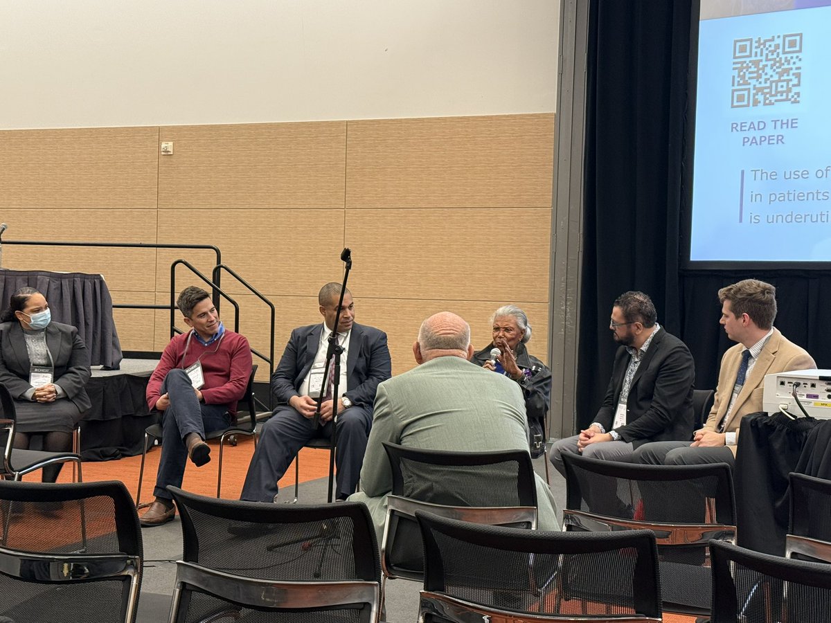 IU Pulmonary and Critical Care Fellowship (@iupccm) on Twitter photo <a href="/IUPCCM/">IU Pulmonary and Critical Care Fellowship</a> chief fellow <a href="/dpfeifleMD/">Dan Pfeifle, MD</a> participating in a panel on threats and challenges to DEI in Medicine.
With special guest panelist Virginia Allen of the #BlackAngels
<a href="/accpchest/">CHEST</a>
#CHEST2025
#CHESTSoMe <a href="/IUPCCM/">IU Pulmonary and Critical Care Fellowship</a> chief fellow <a href="/dpfeifleMD/">Dan Pfeifle, MD</a> participating in a panel on threats and challenges to DEI in Medicine.
With special guest panelist Virginia Allen of the #BlackAngels
<a href="/accpchest/">CHEST</a>
#CHEST2025
#CHESTSoMe