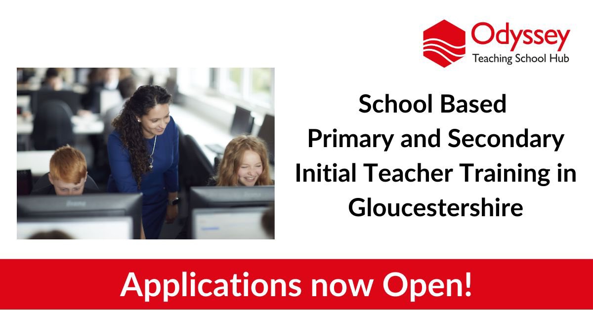 Initial Teacher Training Applications are now open!

gov.uk/apply-for-teac…

We’re excited to already be receiving applications for our training courses in Gloucestershire!

#TraintoTeach #GetintoTeaching