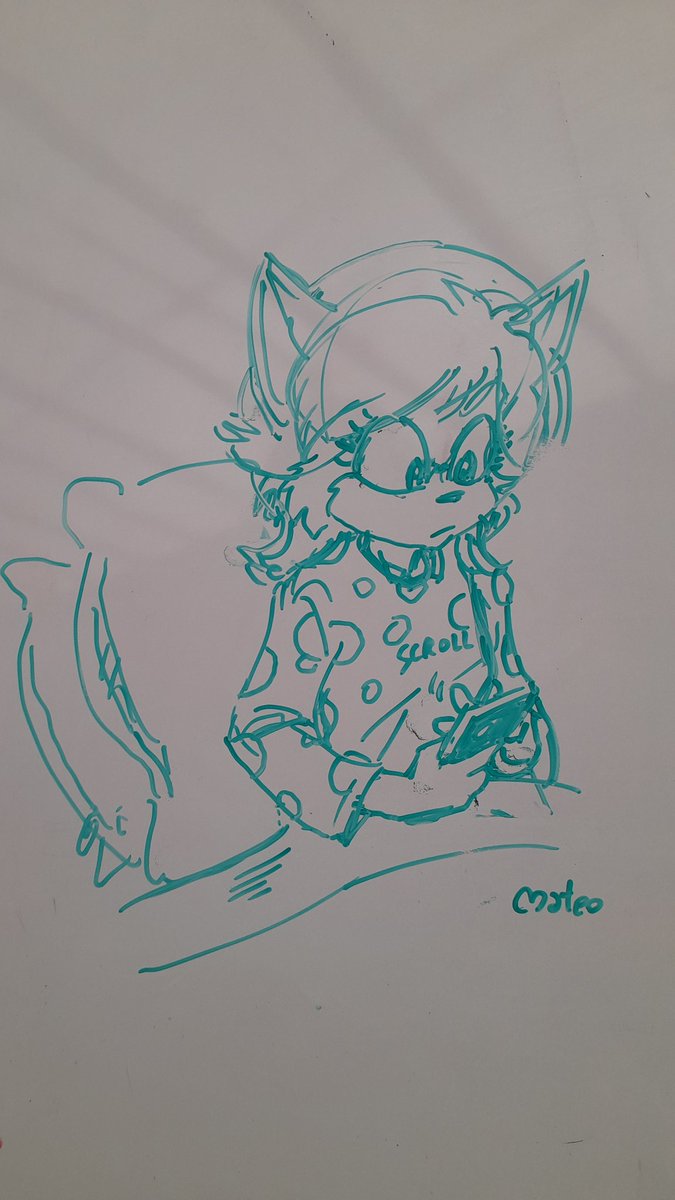 She can't sleep. Maybe some scrolling would help. Or not...xP