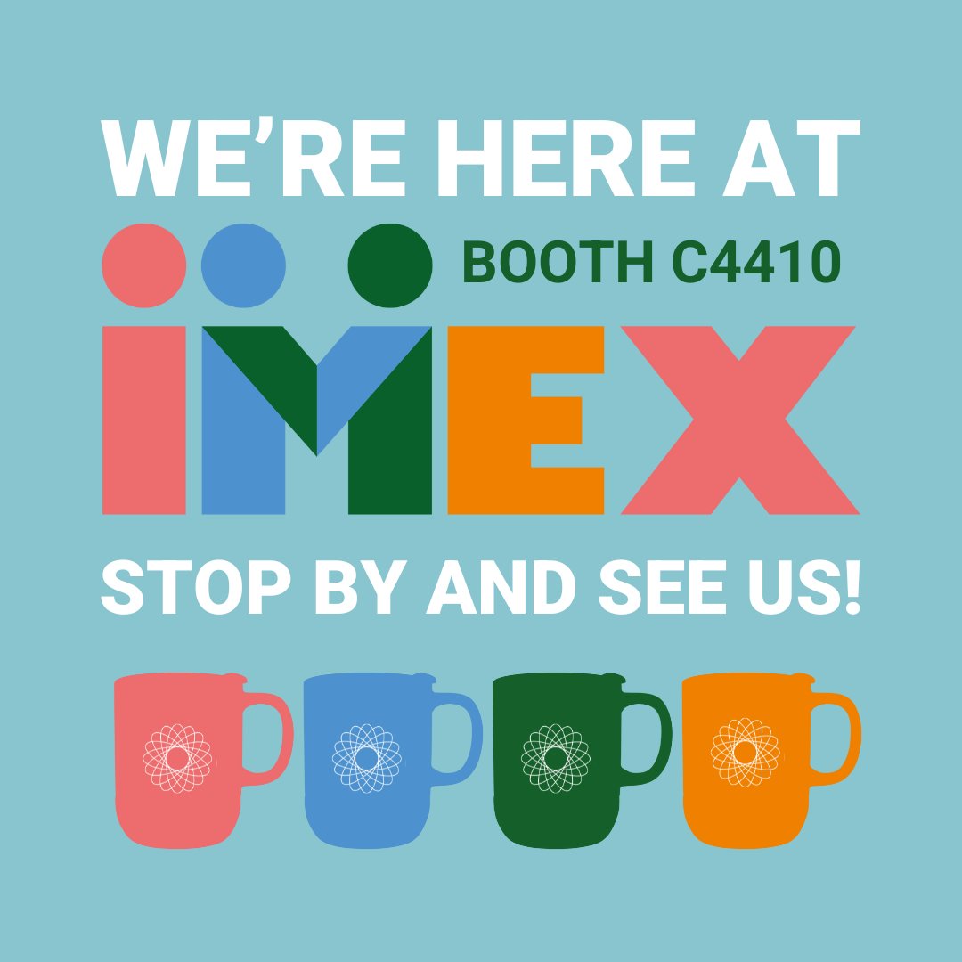 The wait is over! We’re thrilled to be at IMEX today, ready to connect with you at booth C4410. Come by and say hello! 🤝
