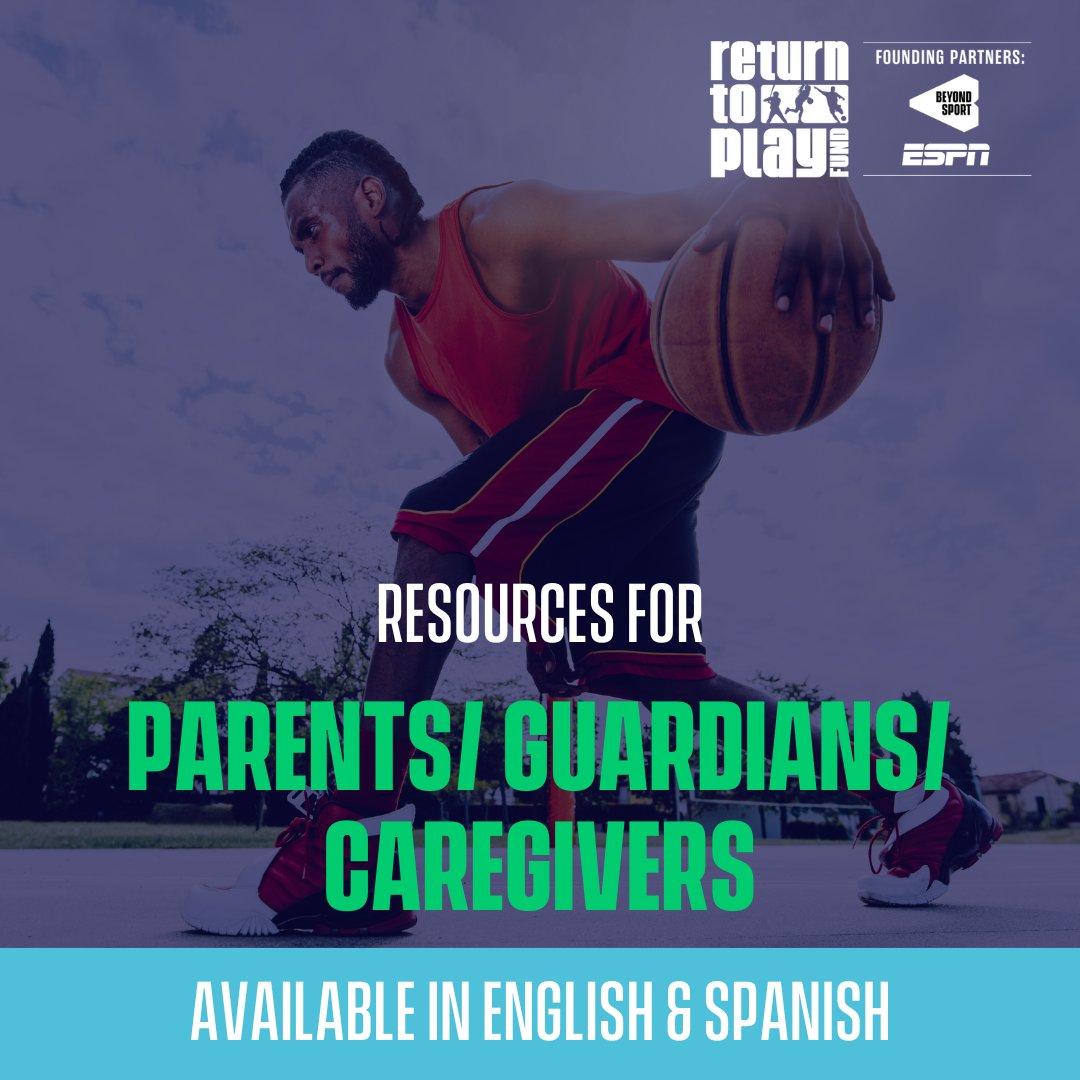 BeyondSport's tweet photo. Parents, guardians and caregivers access our FREE #Return2Play Fund resources to promote active youth, ensure #DEI and foster physical and mental health and wellbeing! ๐คฉ @ESPNCitizenship
Available in English ๐๐ฝ https://t.co/ksPTkl8QgH
+ Spanish ๐๐ฝ https://t.co/9euPuCmwTZ https://t.co/wMHPhjycdQ