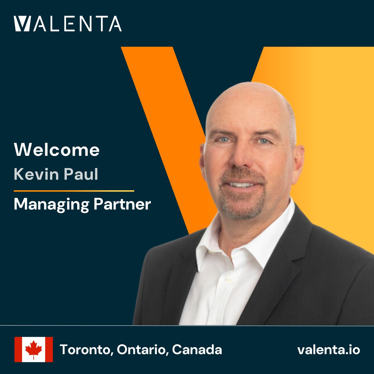 Please join us in welcoming Kevin Paul as the new Managing Partner at Valenta Canada! 
We’re thrilled to have him on board as we continue to grow and help businesses thrive across Canada and beyond.
 
Welcome, Kevin!