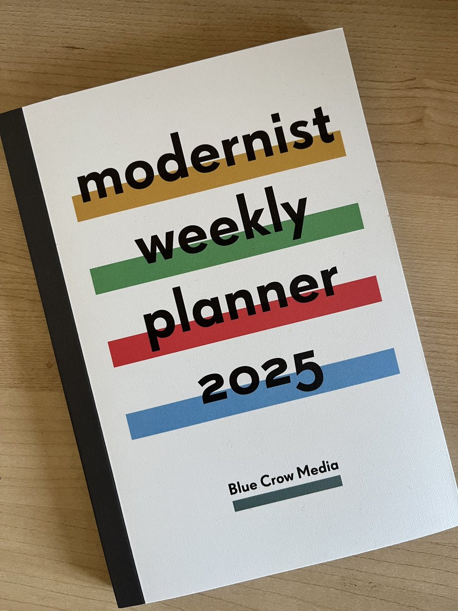 mod_in_metro's tweet photo. Lovely to receive this Modernist Planner in the post last week from @bluecrowmedia 
Lots of nice photos and perfect for planning modernist adventures for 2025! 

https://t.co/FoBBSn2eOh https://t.co/fBbvHCuFWx
