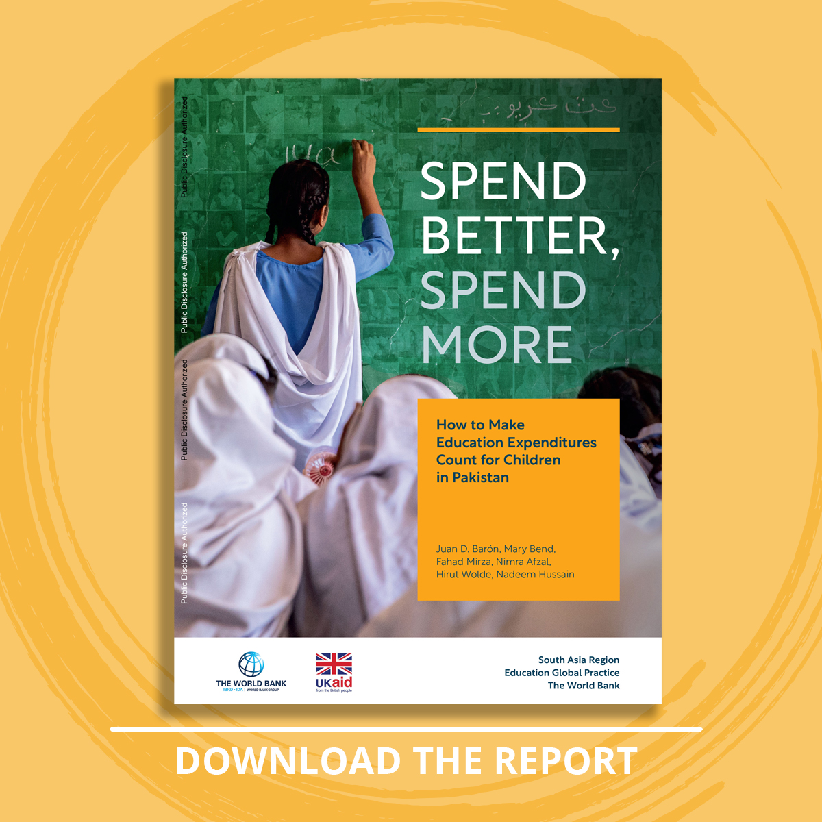 World Bank Education (@wbg_education) on Twitter photo 📣OUR NEW REPORT IS OUT!
"Spend Better, Spend More: How to Make #Education Expenditures Count for Children in #Pakistan"
Download your copy here and help us to spread the news: wrld.bg/VFOR50TEEE4
<a href="/theFstat/">Fahad Mirza (فہد مرزا)</a> <a href="/jdbaron/">Juan D. Baron</a>
#FundEducation #InvestInPeople 📣OUR NEW REPORT IS OUT!
"Spend Better, Spend More: How to Make #Education Expenditures Count for Children in #Pakistan"
Download your copy here and help us to spread the news: wrld.bg/VFOR50TEEE4
<a href="/theFstat/">Fahad Mirza (فہد مرزا)</a> <a href="/jdbaron/">Juan D. Baron</a>
#FundEducation #InvestInPeople