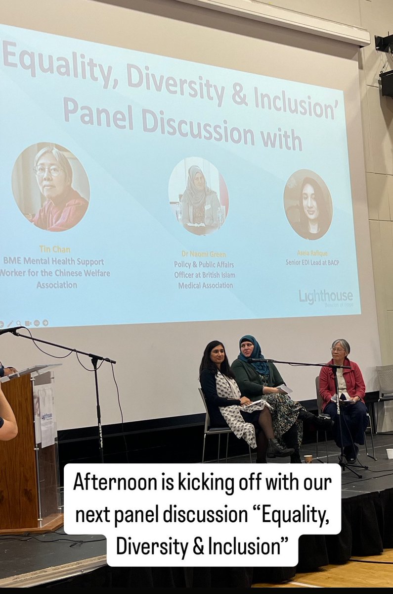 Lighthouse_Ire's tweet photo. We’re kicking off our afternoon session with a panel discussion “Equality, Diversity & Inclusion”
#hope24 #lighthouseconference https://t.co/OxNJvUNgm0