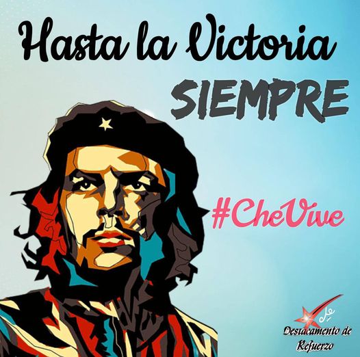 8 octubre 1967.
Es herido y cae prisionero el Che en Bolivia.
¡Hasta la Victoria siempre, querido Che!
<a href="/DiazCanelB/">Miguel Díaz-Canel Bermúdez</a> <a href="/hechavarr4/">Mabel Hechavarría LLanes</a> <a href="/niurdisreyes/">@NiurdisReyes</a>
<a href="/dpestgo/">DGE Santiago de Cuba</a> <a href="/FrenteDme/">Dirección General de Educación Tercer Frente</a> <a href="/MurciaRelvis/">Relvis Murcia Chacón</a>
<a href="/idalmis_marino/">Idalmis Cabrera Mariño</a>