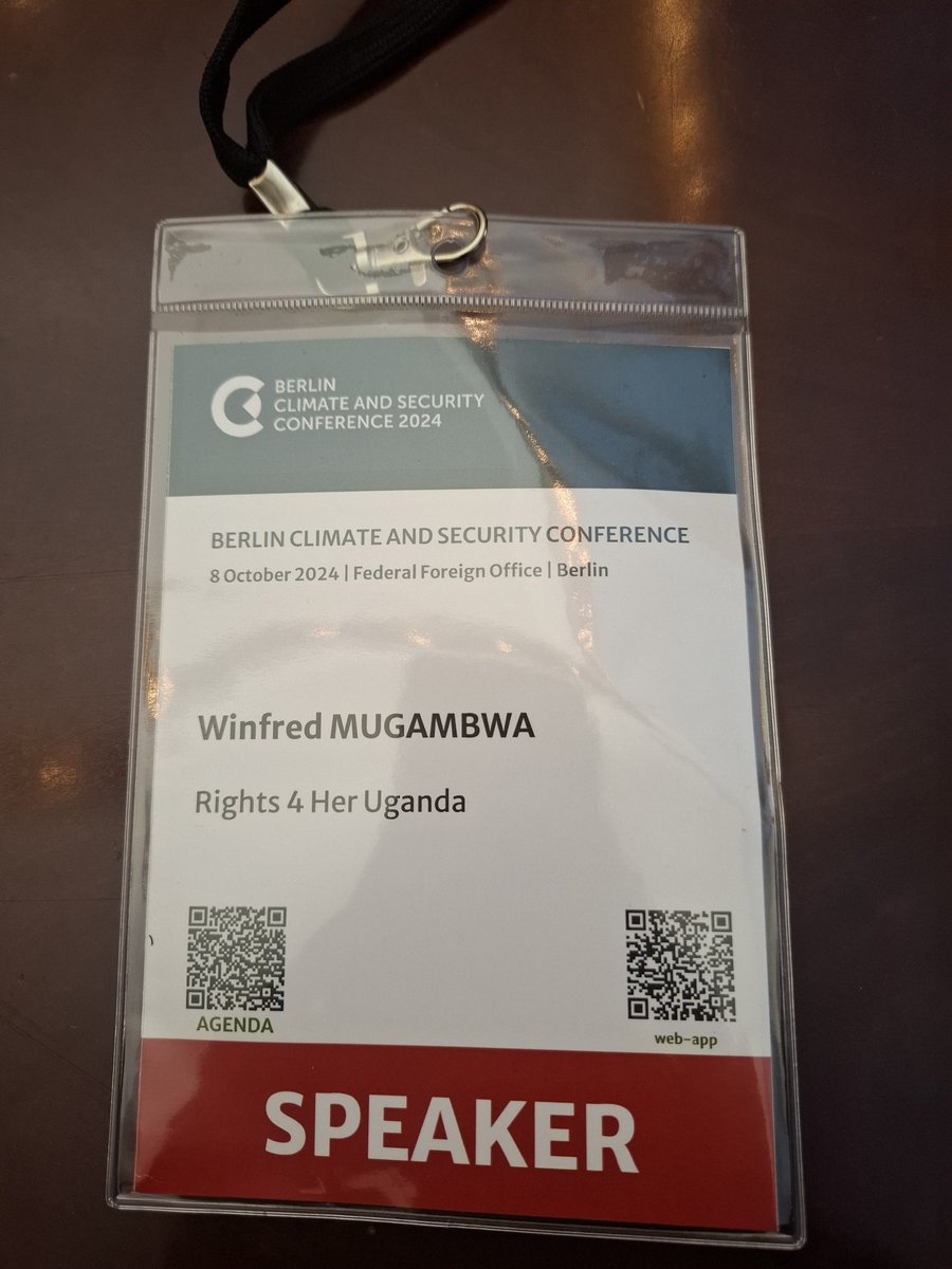 Rights4Her1's tweet image. Our Executive Director @MugambwaWinfred will be speaking at the side event #BCSC24 cohosted by @wphfund and @GermanyDiplo to discuss the urgent need to invest in local community driven approaches for Climate Security and Peace.
#Climate4PeaceaandSecurity
#LeaveNoOneBehind