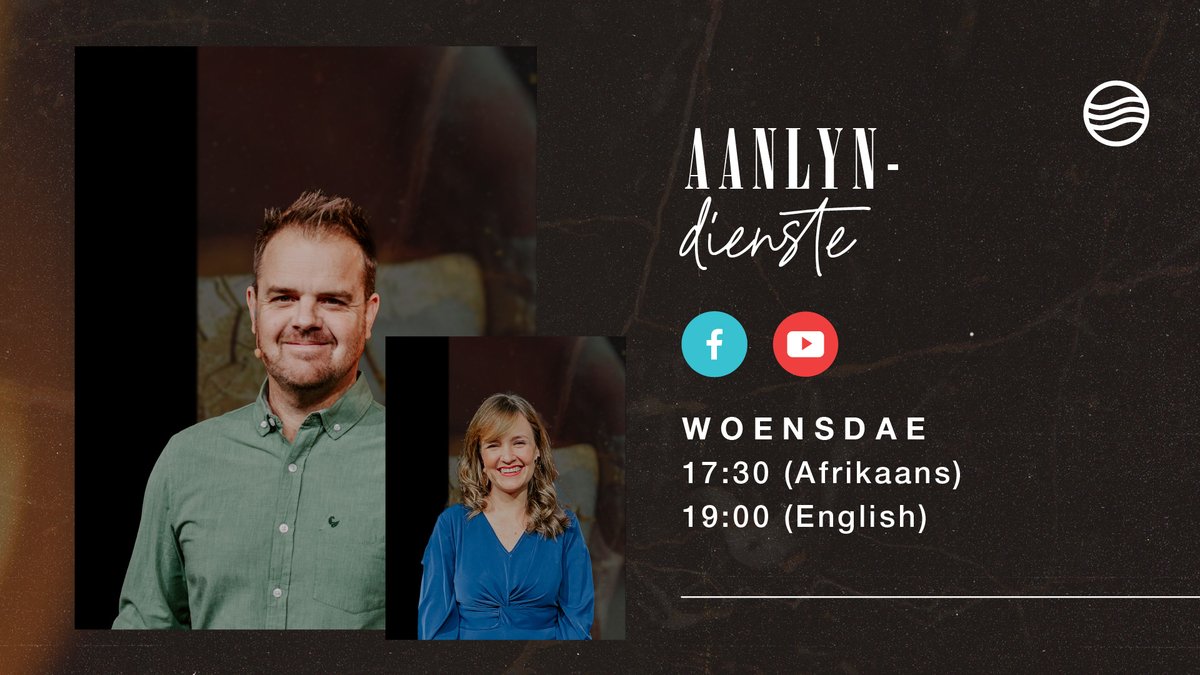 Doen vir een wat jy wens jy kan vir almal doen.

Deel gerus weer in Sondag se aanlyn-ervaring om 17:30 (Afrikaans) of 19:00 (Engelse preek) op: mosaiek.co
