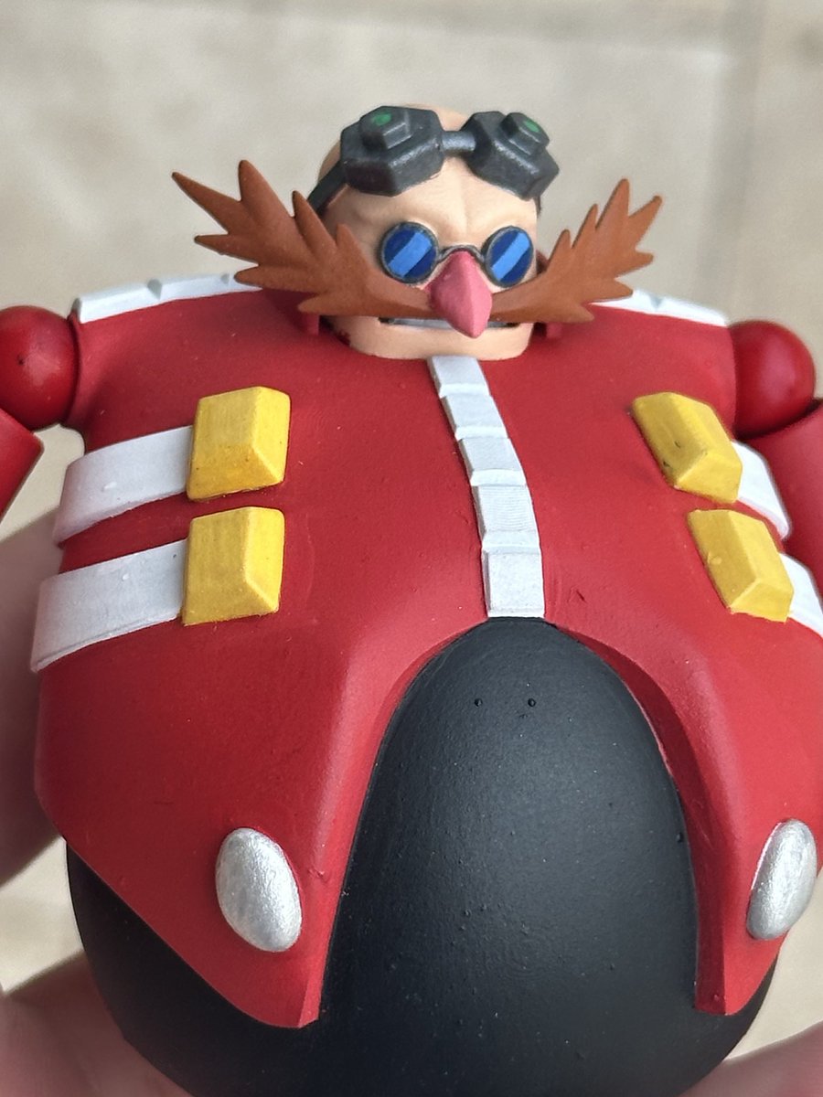 EScrubby_'s tweet image. YOSH!!! 

My SA2 Dr. Eggman custom action figure is finally finished! 

Everything is 3D printed, and he’s fully articulated using hobby joints.