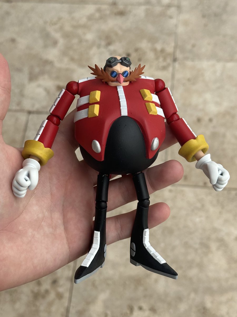 EScrubby_'s tweet image. YOSH!!! 

My SA2 Dr. Eggman custom action figure is finally finished! 

Everything is 3D printed, and he’s fully articulated using hobby joints.