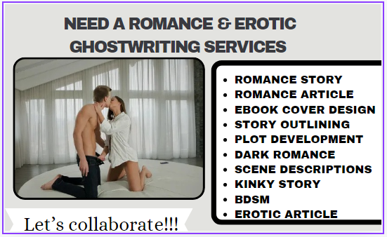 Struggling to finish your romance novel? fiverr.com/tobiflorence9/
I can help! Let me ghostwrite your love story, fantasy tale, or steamy scenes. fiverr.com/tobiflorence9/
DM for details!  #RomanceWriters #GhostwriterForHire