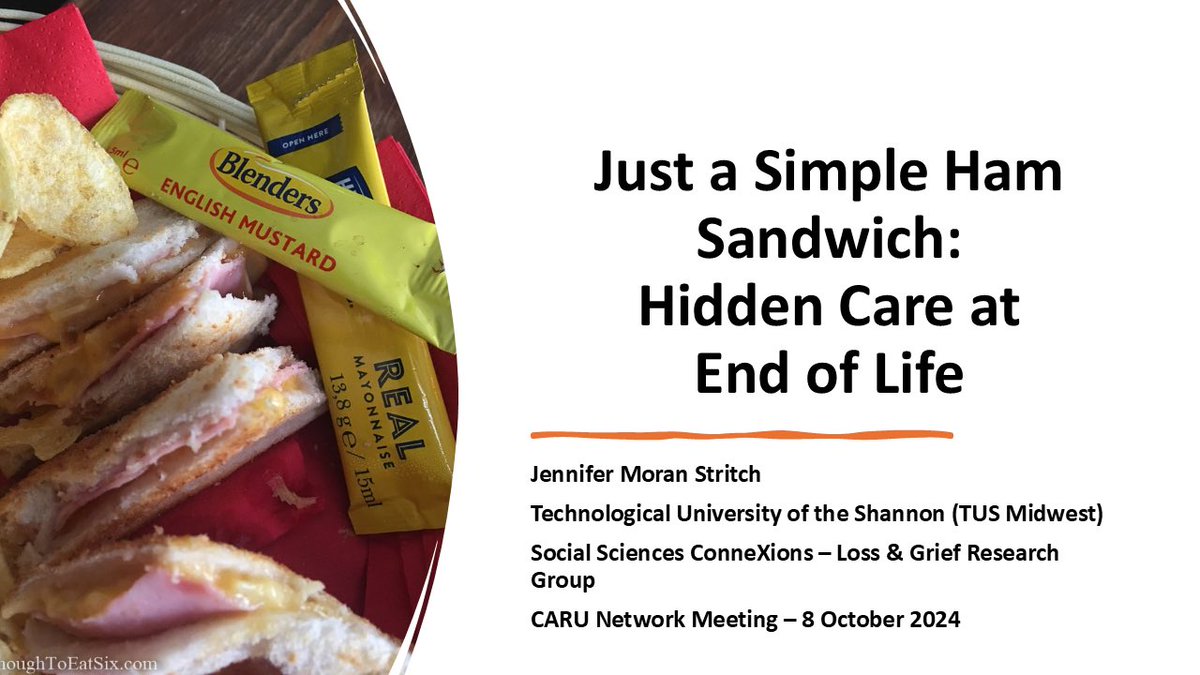 JenniferMoranStritch (@stritchj) on Twitter photo What a lovely morning spent w/ the 100+ participants in CARUโs networking event for CHO3โ๏ธWe talked about hidden #care at #endoflife in #nursinghomes & the healing power of the well-timed #hamsandwich & #icecream & jelly๐ฆThanks to Mary Fahy of <a href="/IrishHospice/">Irish Hospice Foundation</a> for the invitation๐ What a lovely morning spent w/ the 100+ participants in CARUโs networking event for CHO3โ๏ธWe talked about hidden #care at #endoflife in #nursinghomes & the healing power of the well-timed #hamsandwich & #icecream & jelly๐ฆThanks to Mary Fahy of <a href="/IrishHospice/">Irish Hospice Foundation</a> for the invitation๐