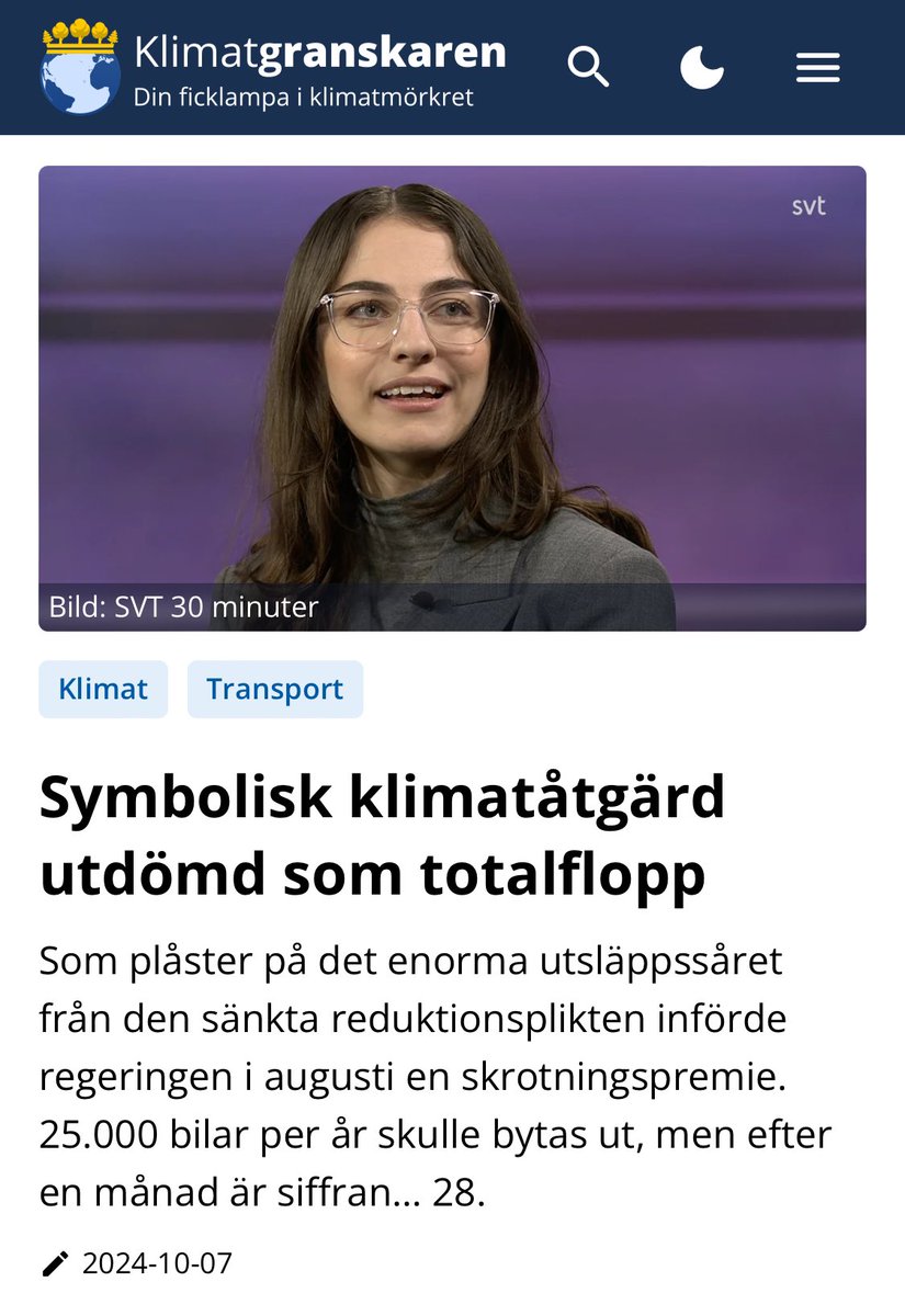 Klimatgranskaren tweet media