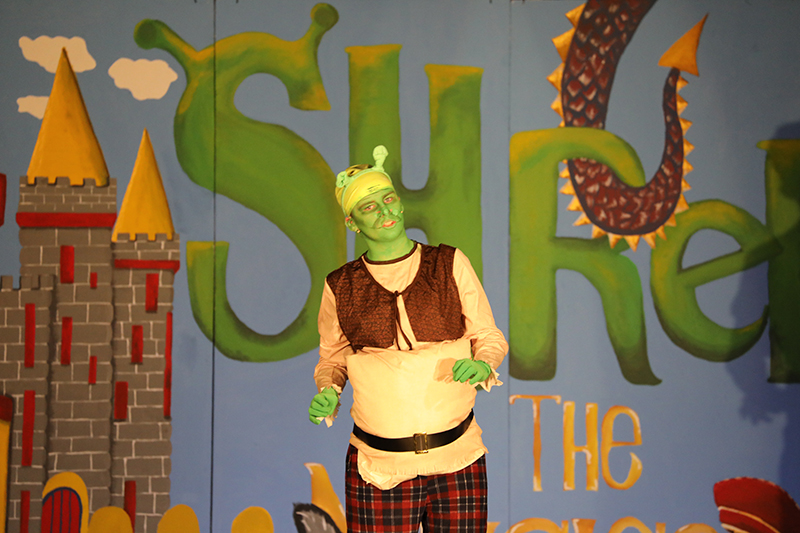 Once upon a time, the cast of Dalziel High’s school show climbed upon its noble steed and quested Far, Far Away in its staging of “Shrek: The Musical” music by Jeanine Tesori &amp; a book &amp;lyrics by David Lindsay-Abaire.