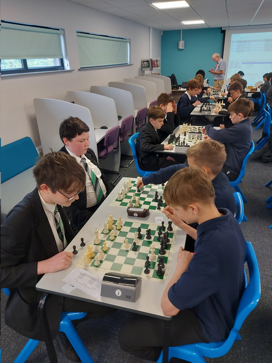 JohnsonLHSRugby's tweet photo. Our chess players have had a great morning competing at the Leicestershire Junior Chess Tournament. Well done to all involved. @LuttHigh @HeadLutthigh https://t.co/ibThalgsLD