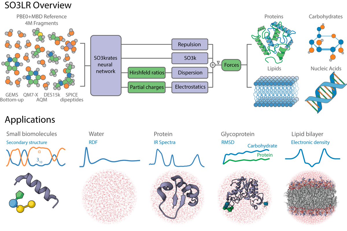 Couldn't have asked for better timing #NobelPrize 

Our new work on 'Molecular Simulations with a Pretrained Neural Network and Universal Pairwise Force Fields' is now out on <a href="/ChemRxiv/">ChemRxiv</a>!

#MachineLearning #compchem