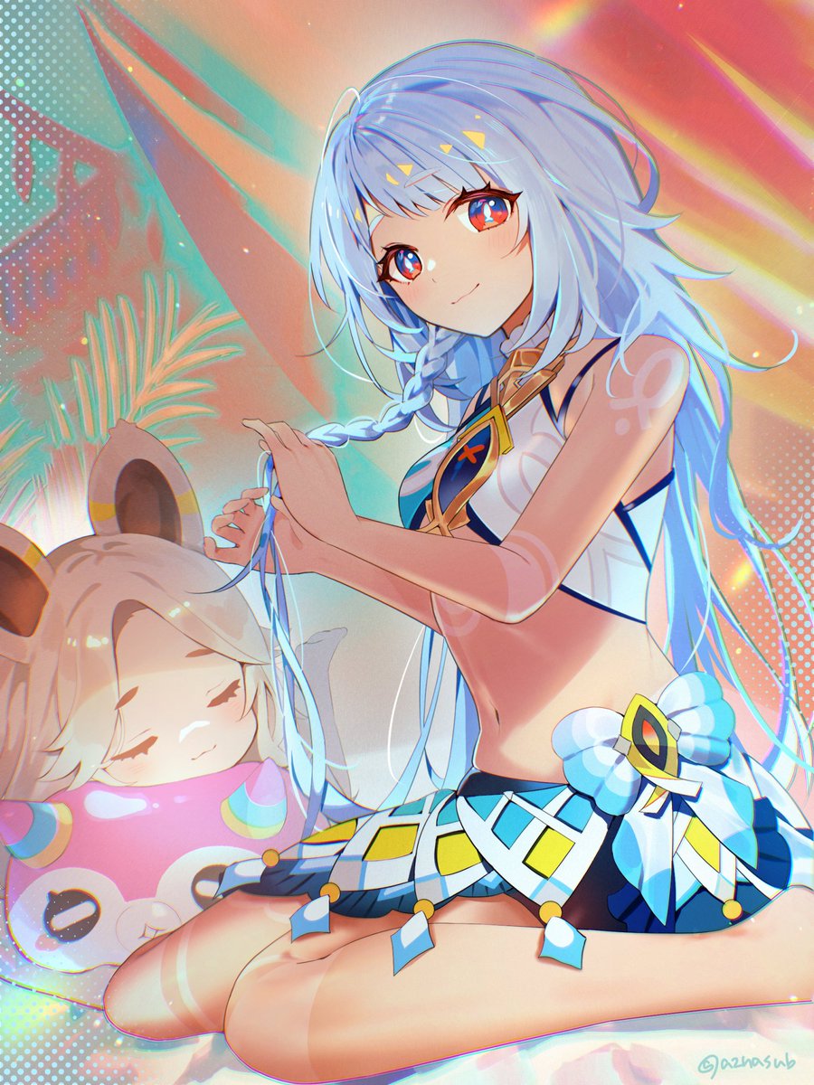 DailyGenshinArt's tweet photo. Mualani from Genshin Impact. https://t.co/iRe7mKwi2x
